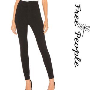 Free People Ponte High-Waist Skinny Pants S
